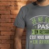 Je ne suis pas en retard