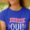 Elle a dit oui