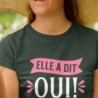 Elle a dit oui