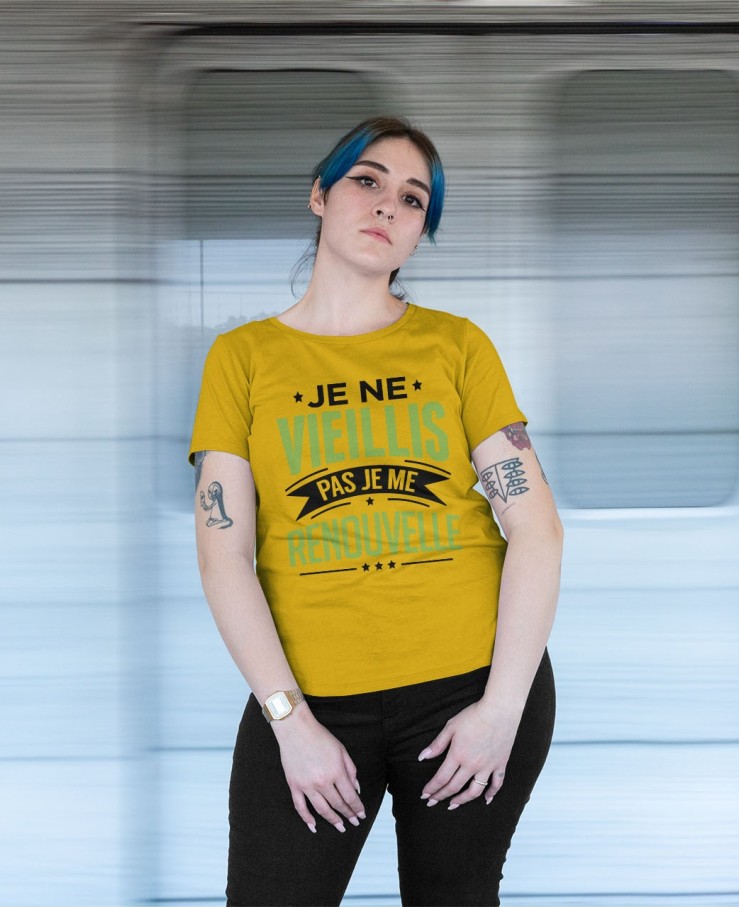 Je ne vieillis pas