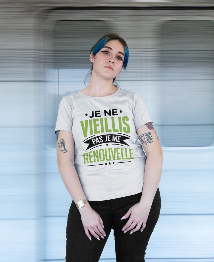Je ne vieillis pas