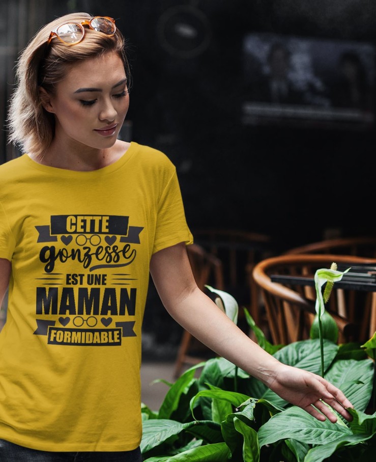 Cette gonzesse est une maman formidable