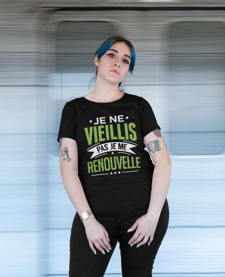 Je ne vieillis pas