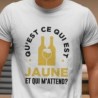 Qu'est qui est jaune