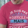 Je suis pas difficile