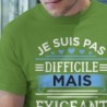 Je suis pas difficile