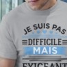 Je suis pas difficile