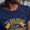 Tu vas nous manquer