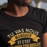 Tu vas nous manquer