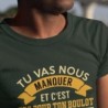 Tu vas nous manquer
